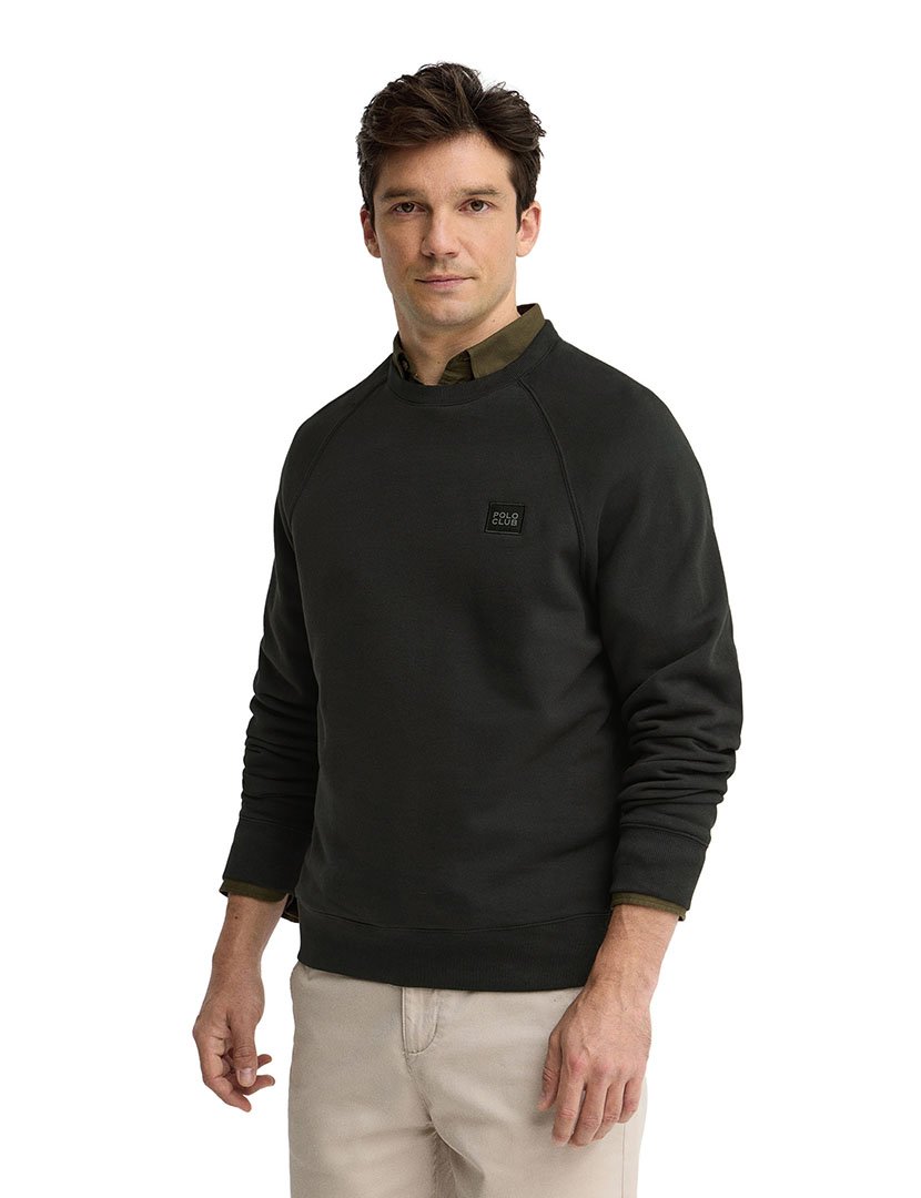 Sweatshirt Relaxed Fit Preto