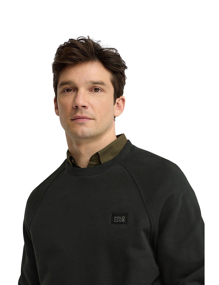 Sweatshirt Relaxed Fit Preto