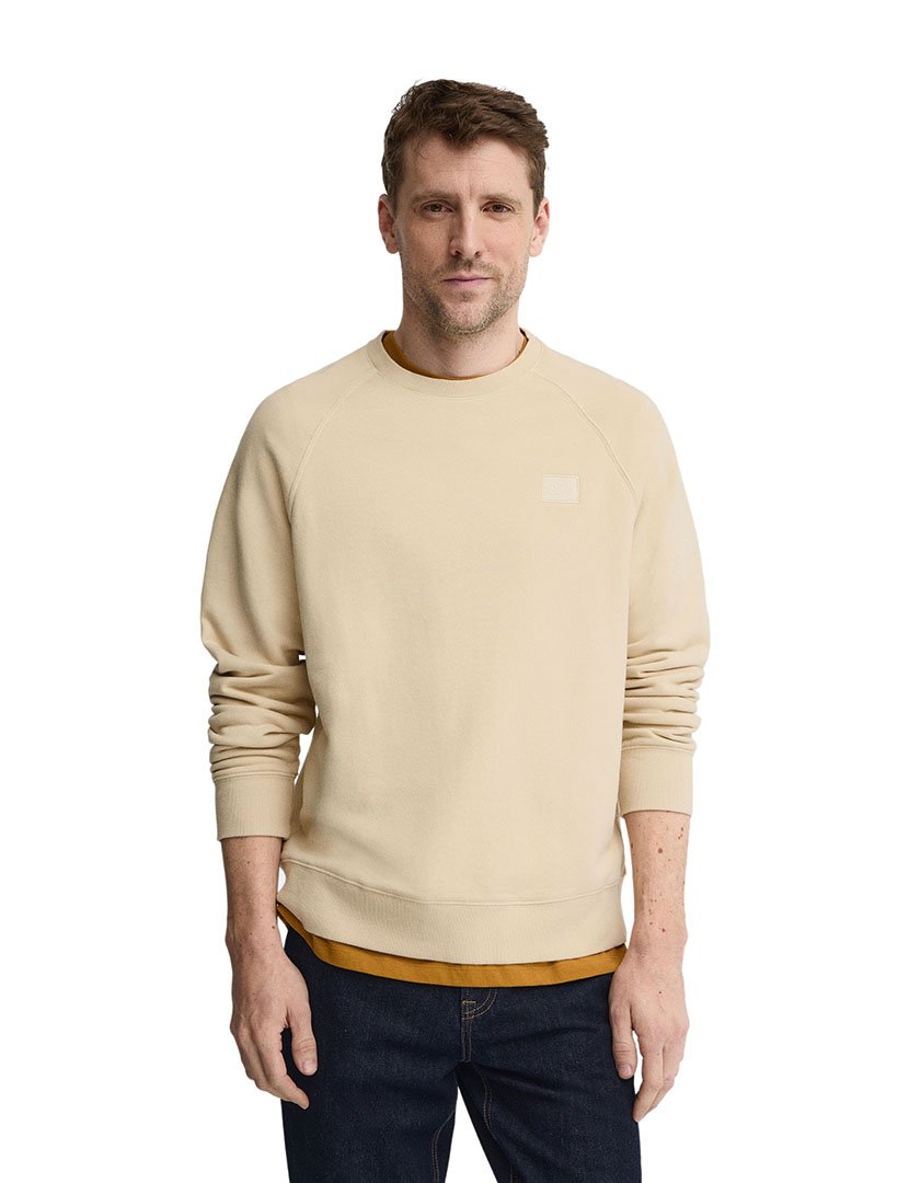 Sweatshirt Relaxed Fit Bege