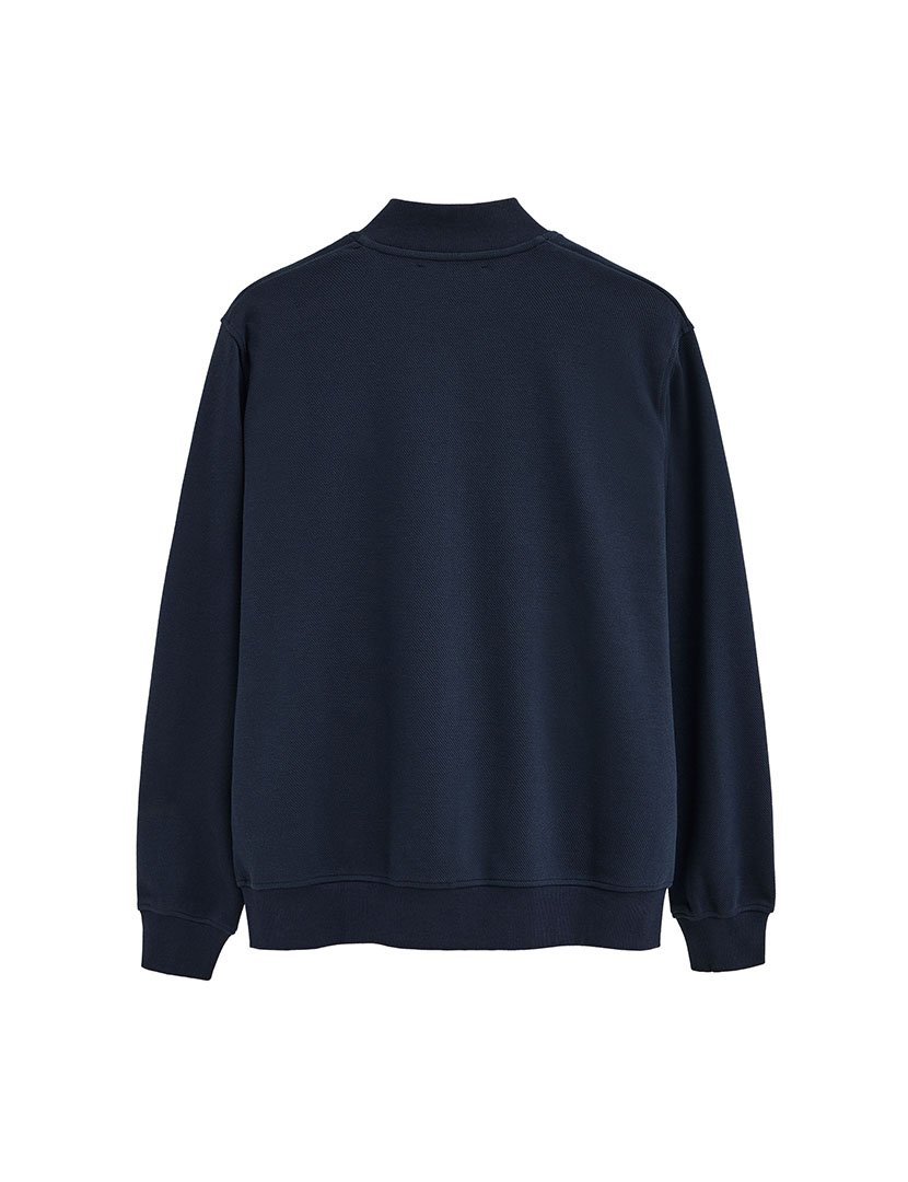 Sweatshirt fecho zip Azul
