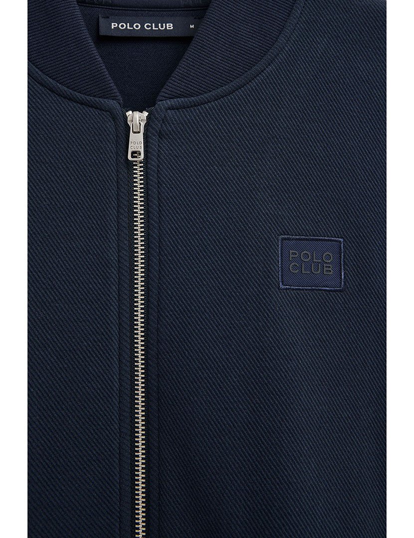 Sweatshirt fecho zip Azul