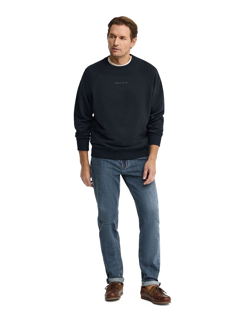 Sweatshirt Relaxed Fit Azul