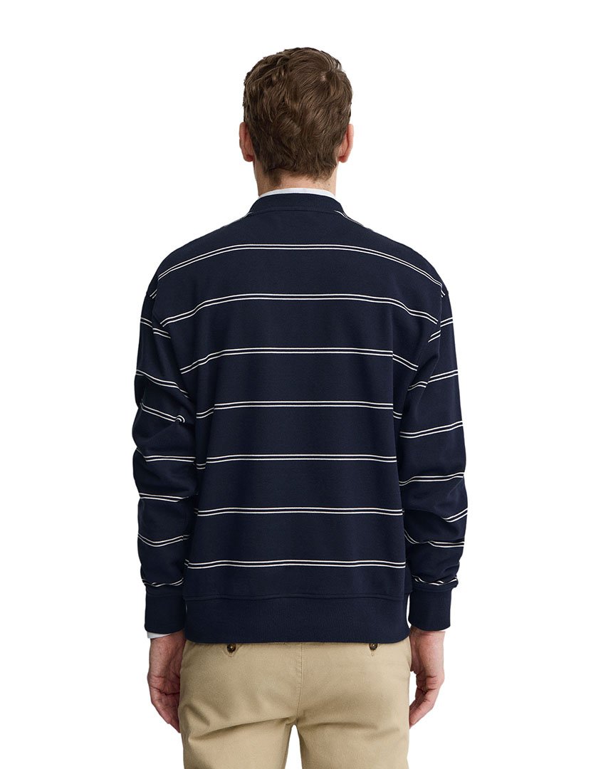 Sweatshirt Riscas Oversize Fit Azul
