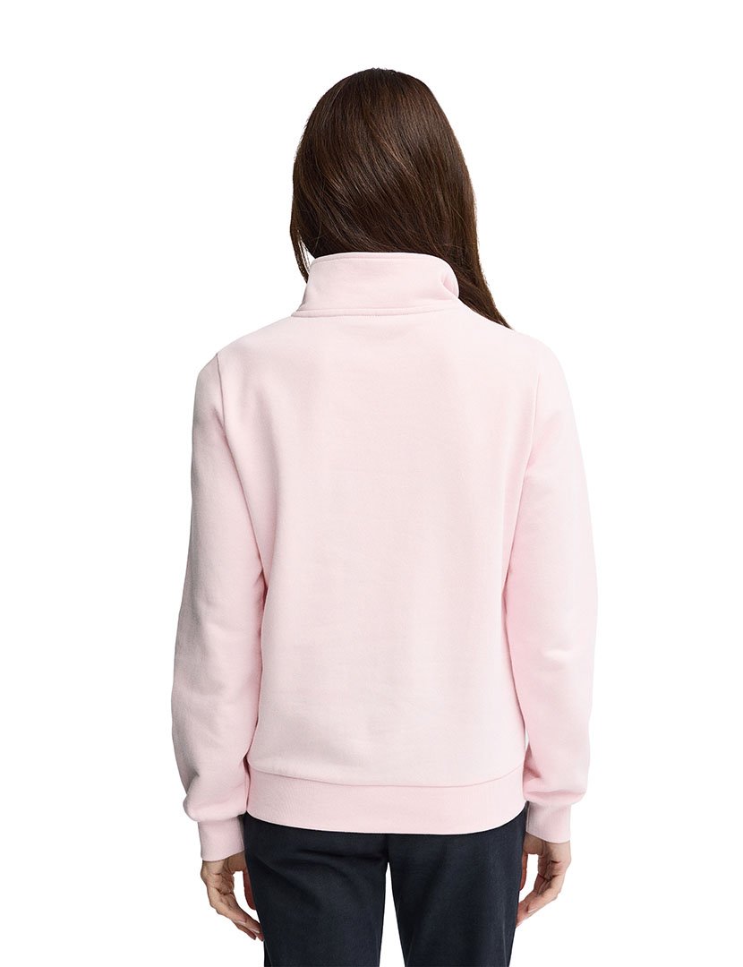 Sweatshirt meio zip Regular Fit Rosa