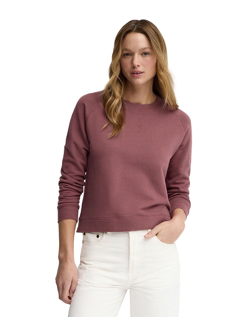 Sweatshirt Regular Fit Bordô