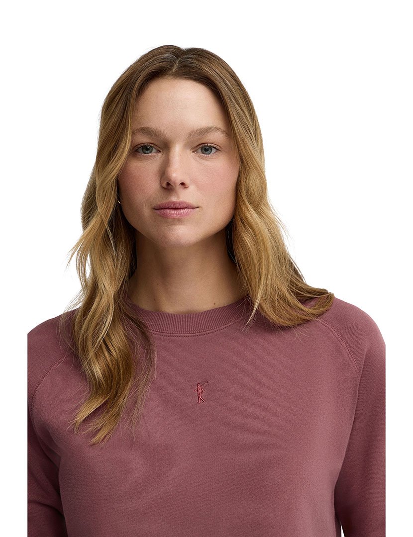 Sweatshirt Regular Fit Bordô