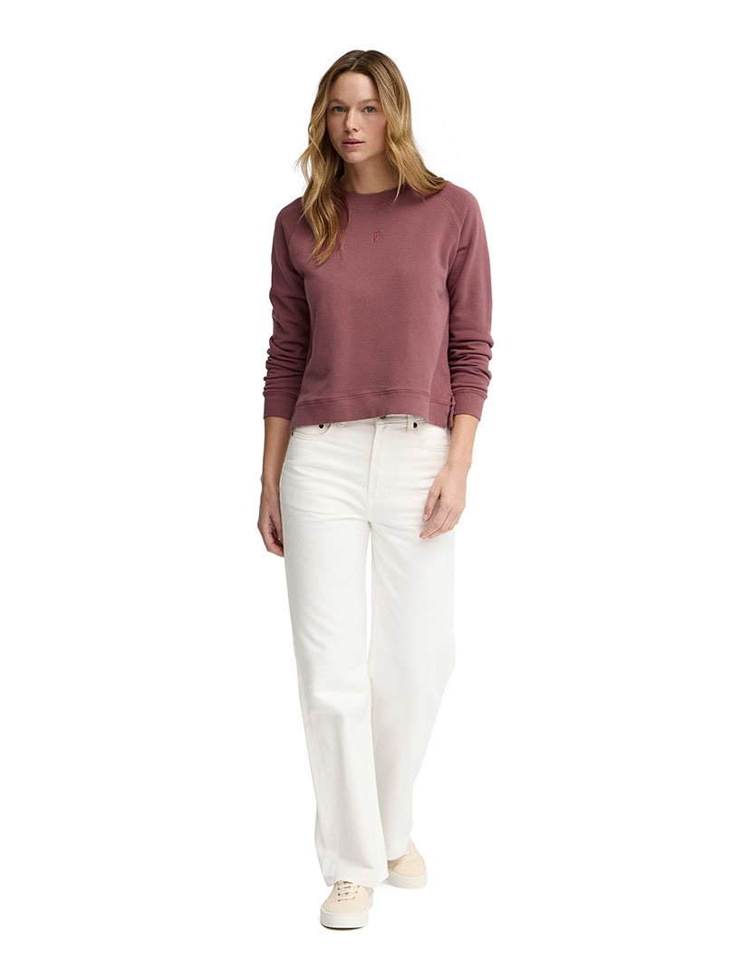 Sweatshirt Regular Fit Bordô