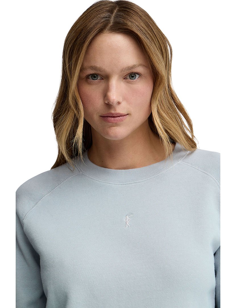 Sweatshirt Regular Fit Azul Claro