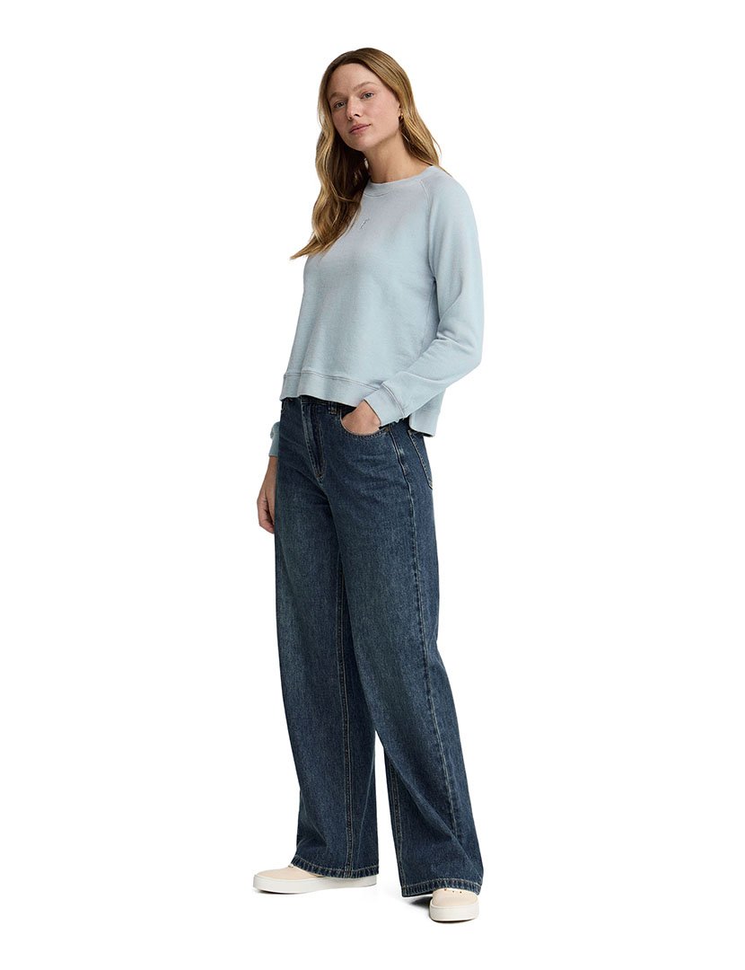 Sweatshirt Regular Fit Azul Claro