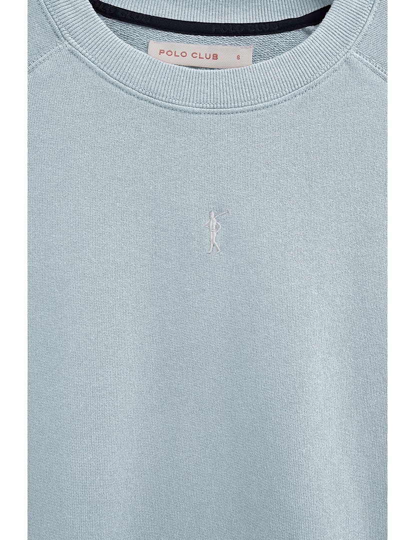 Sweatshirt Regular Fit Azul Claro