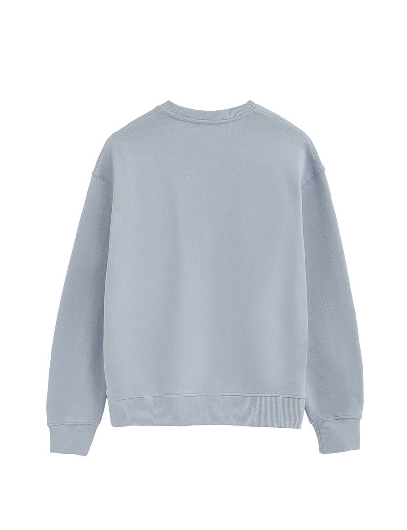 Sweatshirt Boxy Fit Azul Claro