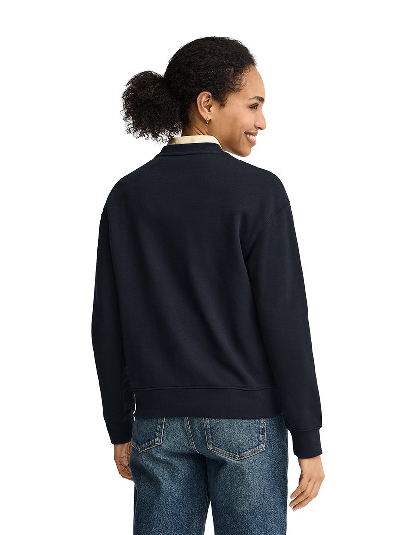 Sweatshirt Boxy Fit Azul