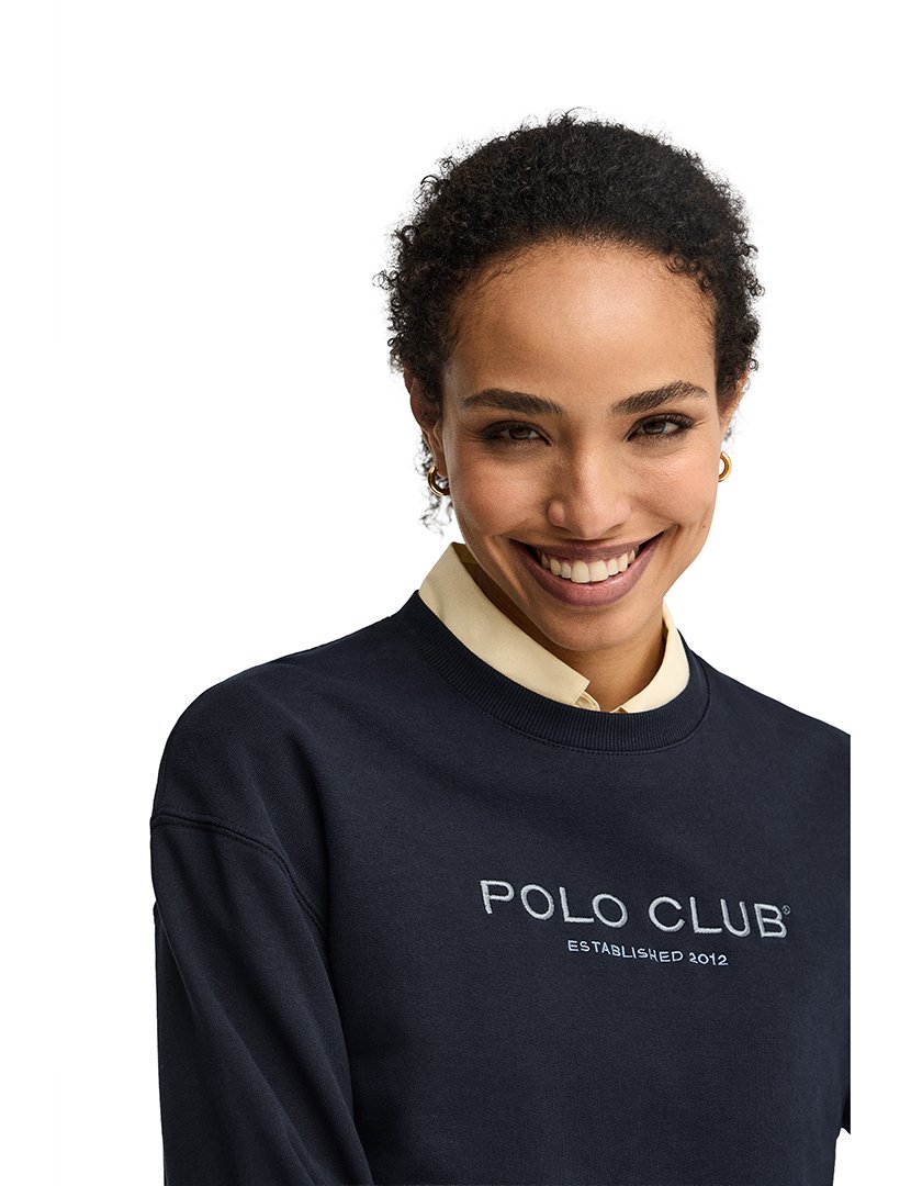 Sweatshirt Boxy Fit Azul