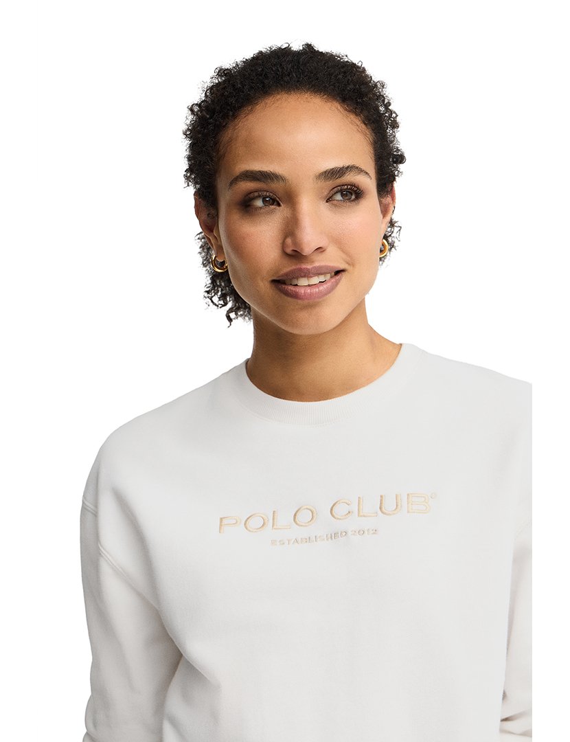 Sweatshirt Boxy Fit Branco