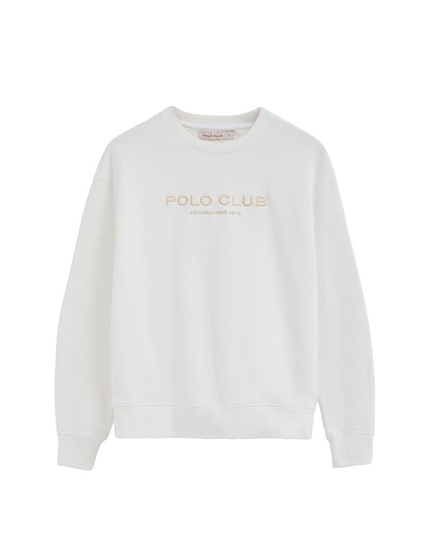 Sweatshirt Boxy Fit Branco