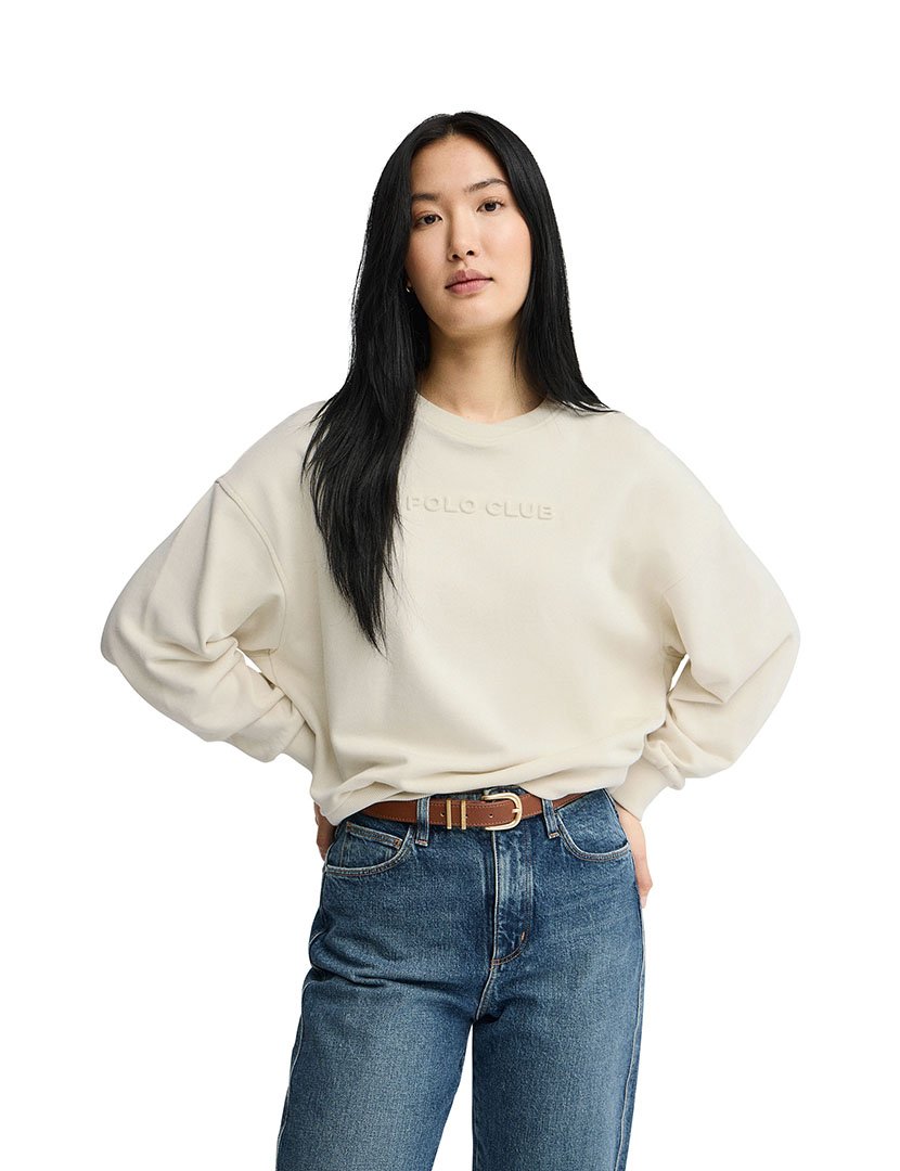 Sweatshirt Boxy Fit Branco