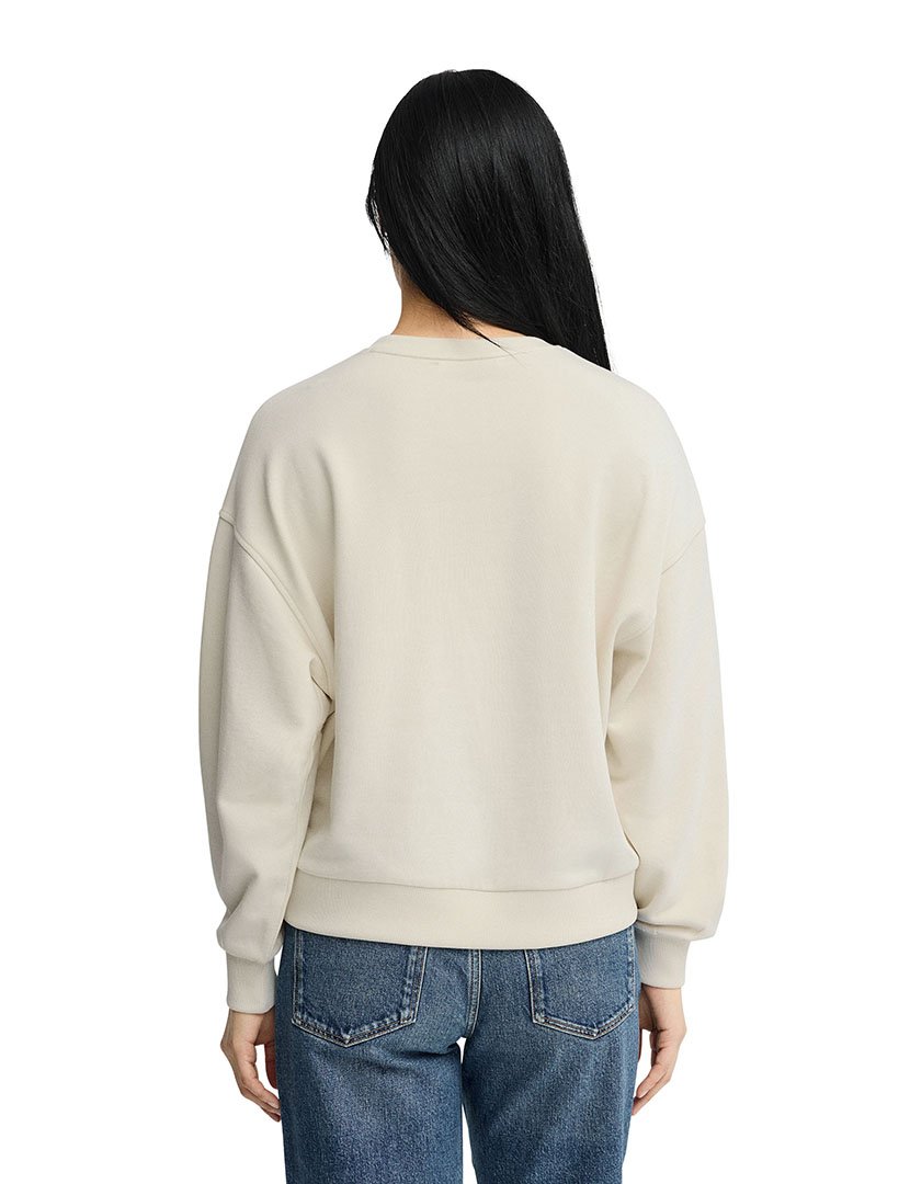 Sweatshirt Boxy Fit Branco