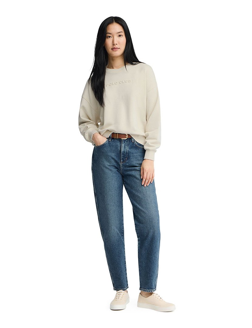 Sweatshirt Boxy Fit Branco