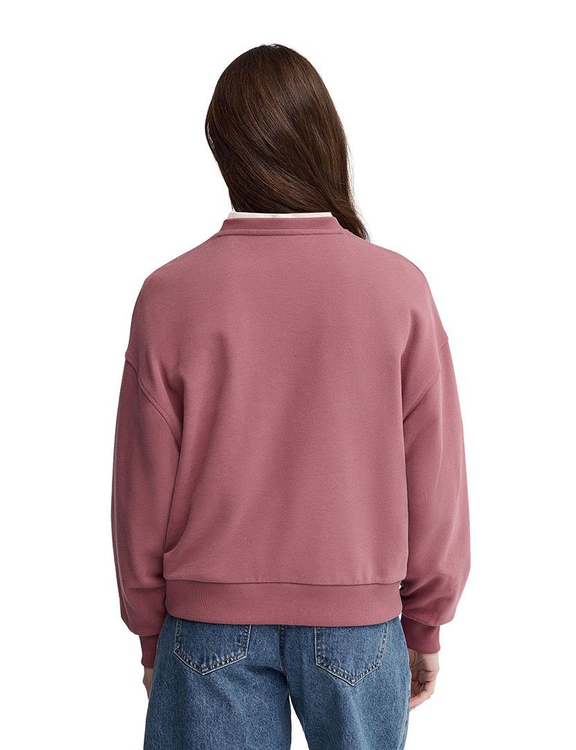 Sweatshirt Boxy Fit Rosa