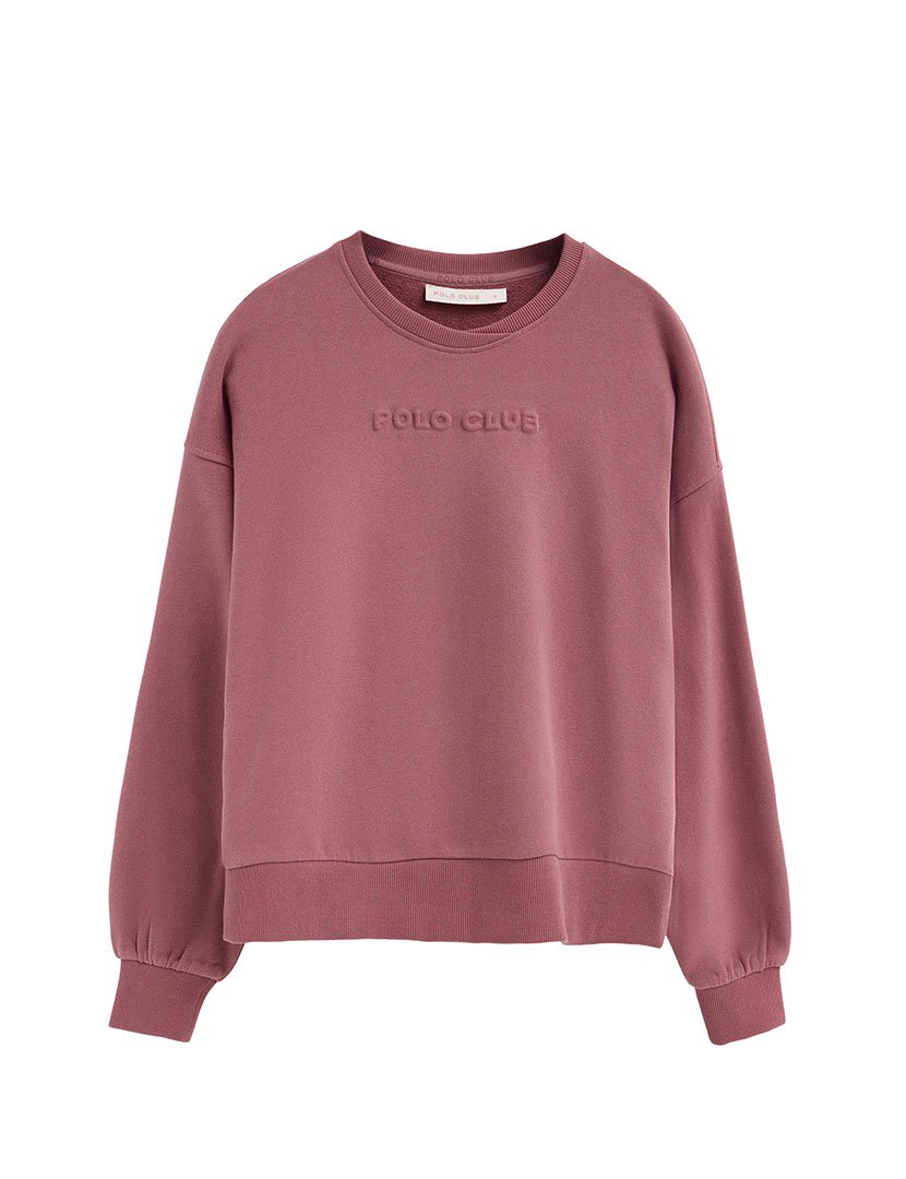 Sweatshirt Boxy Fit Rosa