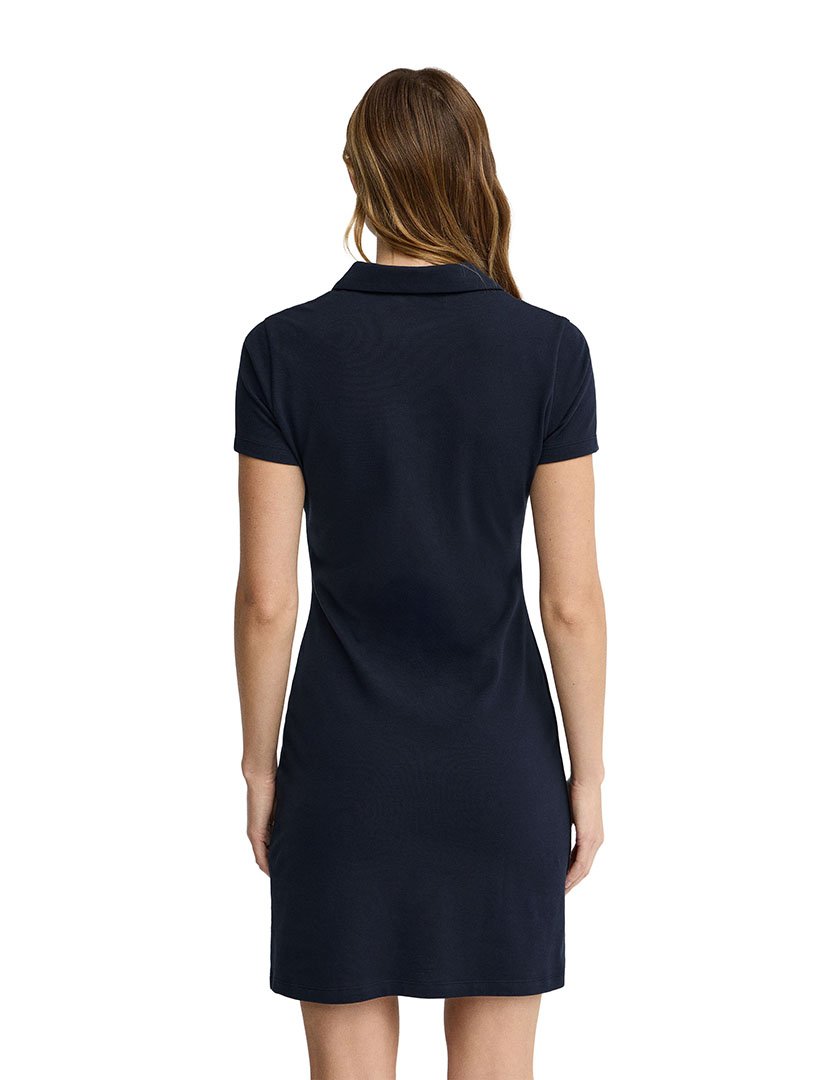 Vestido Midi Slim Fit Azul