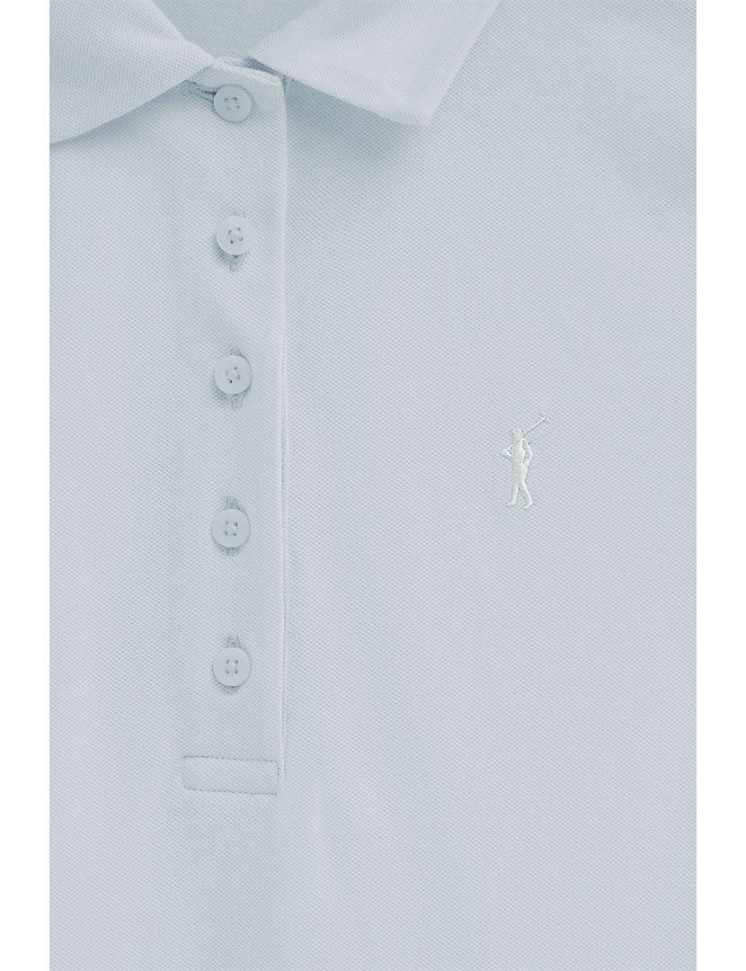 Vestido Midi Slim Fit Azul Claro