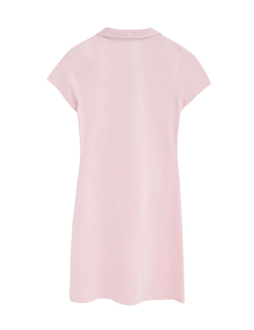 Vestido Midi Slim Fit Rosa