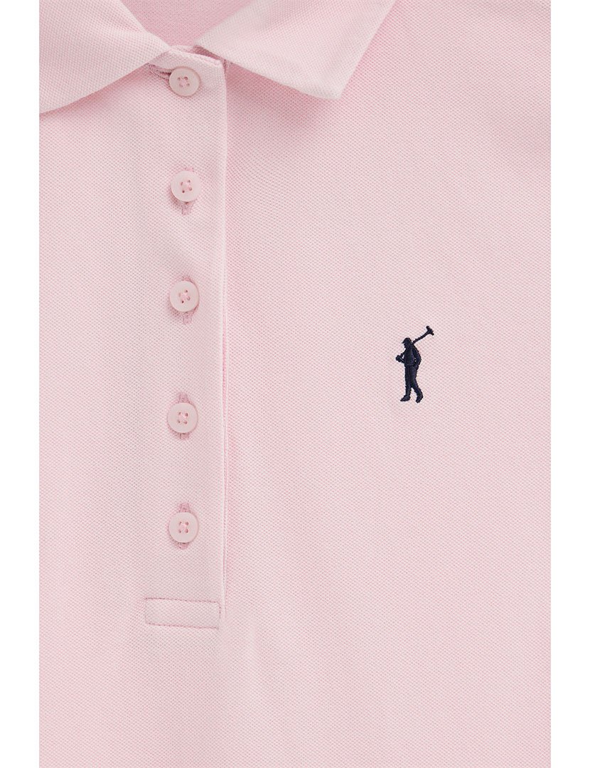 Vestido Midi Slim Fit Rosa