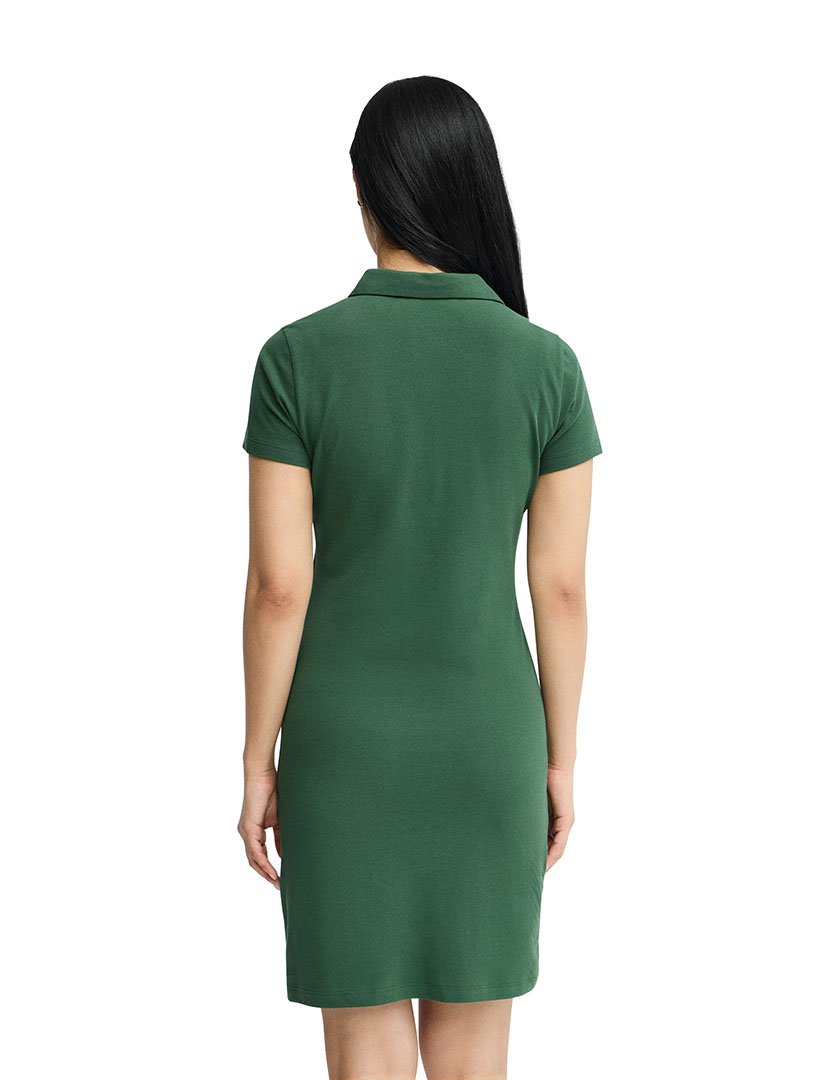 Vestido Midi Slim Fit Verde