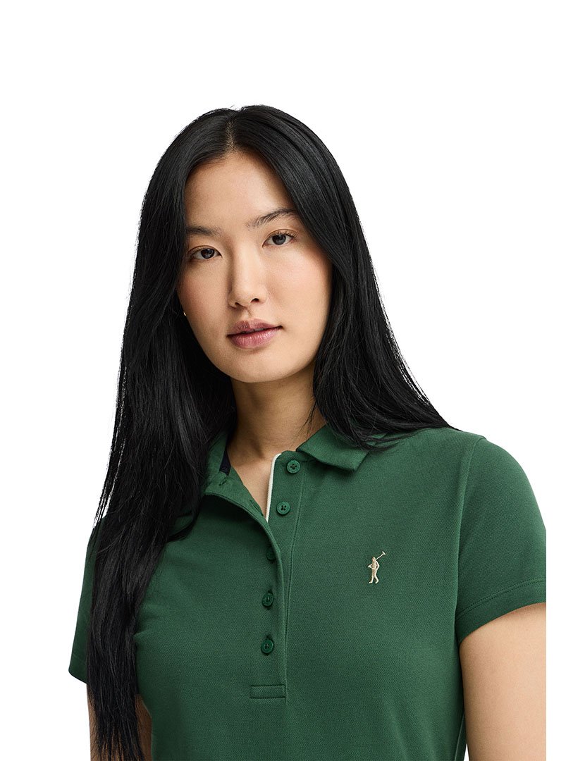 Vestido Midi Slim Fit Verde