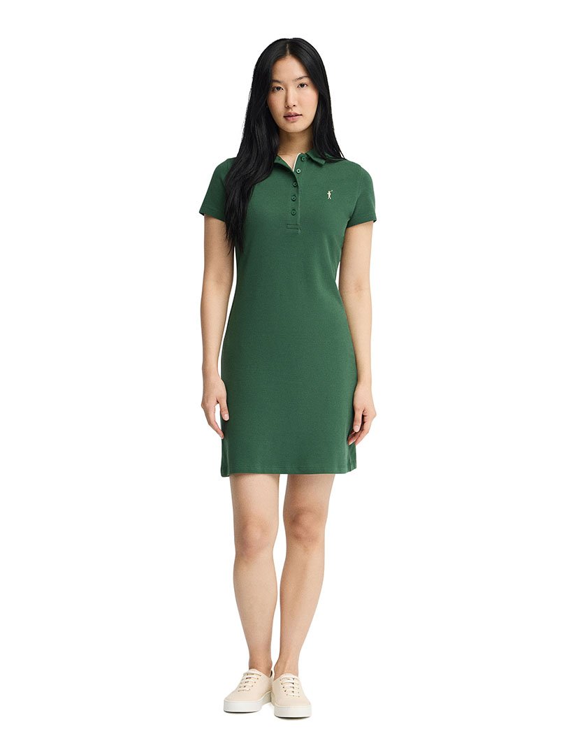 Vestido Midi Slim Fit Verde