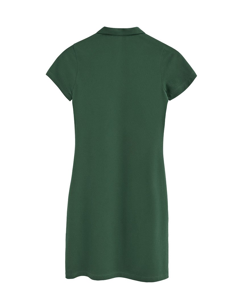 Vestido Midi Slim Fit Verde