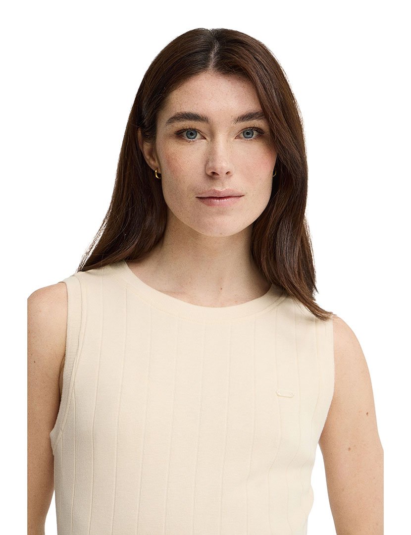 Vestido Comprido Slim Fit Bege