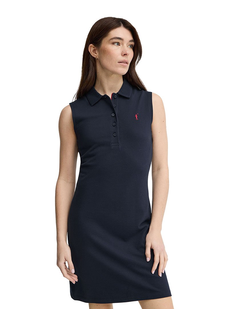 Vestido Curto Slim Fit Azul