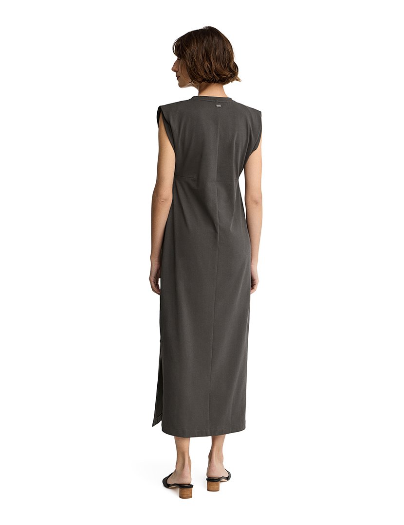 Vestido Comprido Regular Fit Cinzento