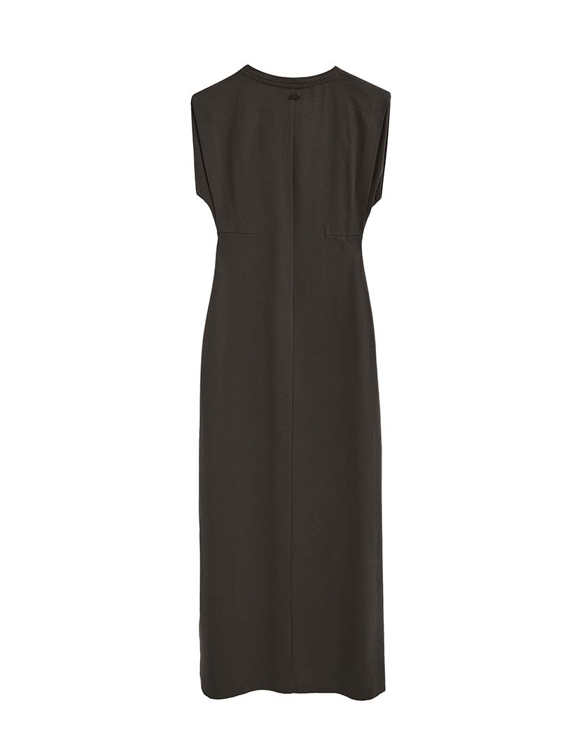 Vestido Comprido Regular Fit Cinzento