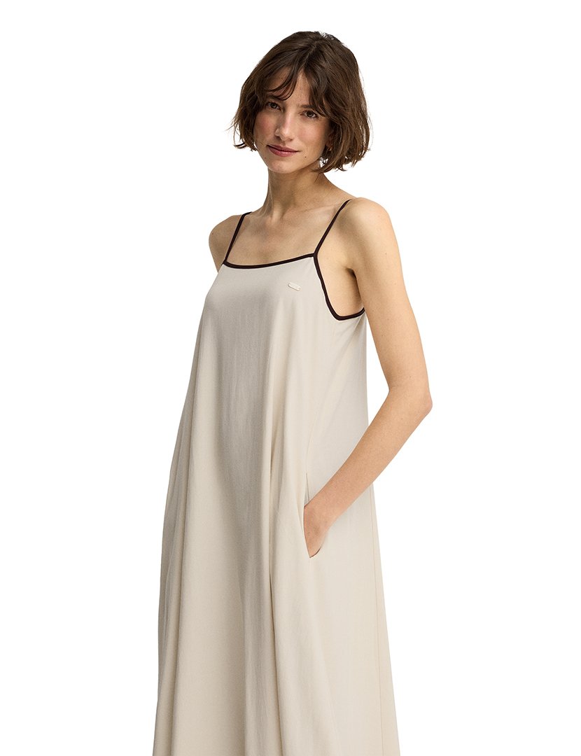 Vestido Comprido Loose Fit Branco