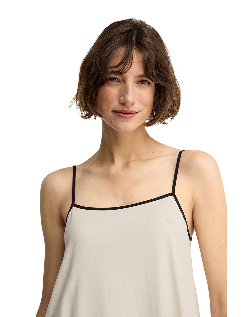 Vestido Comprido Loose Fit Branco