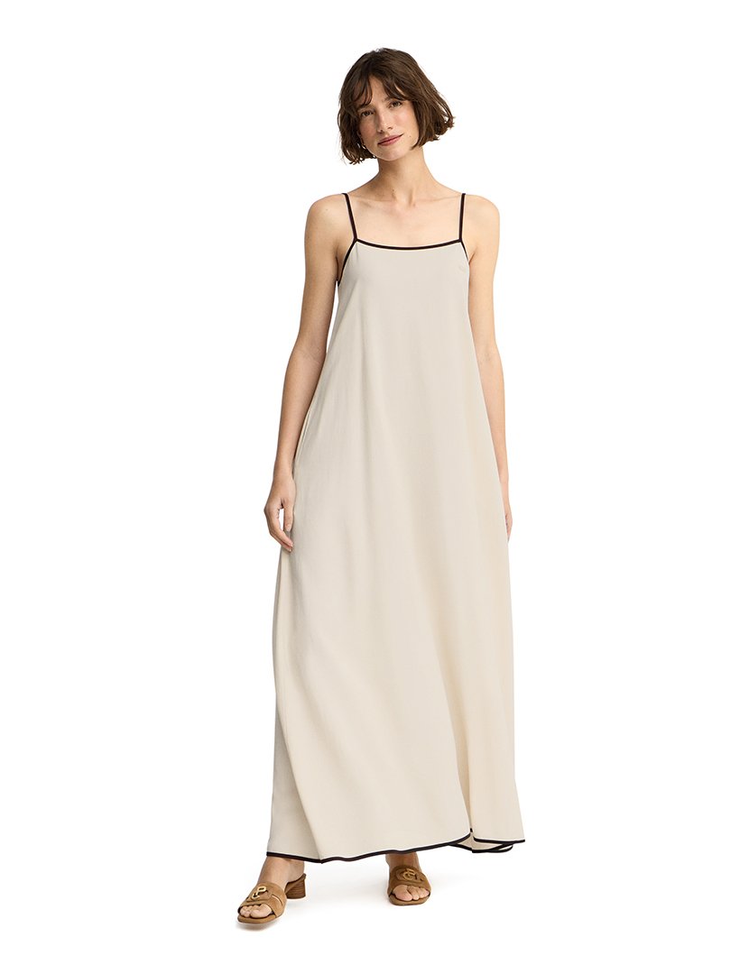 Vestido Comprido Loose Fit Branco