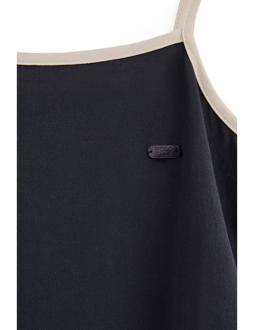 Vestido Comprido Loose Fit Azul
