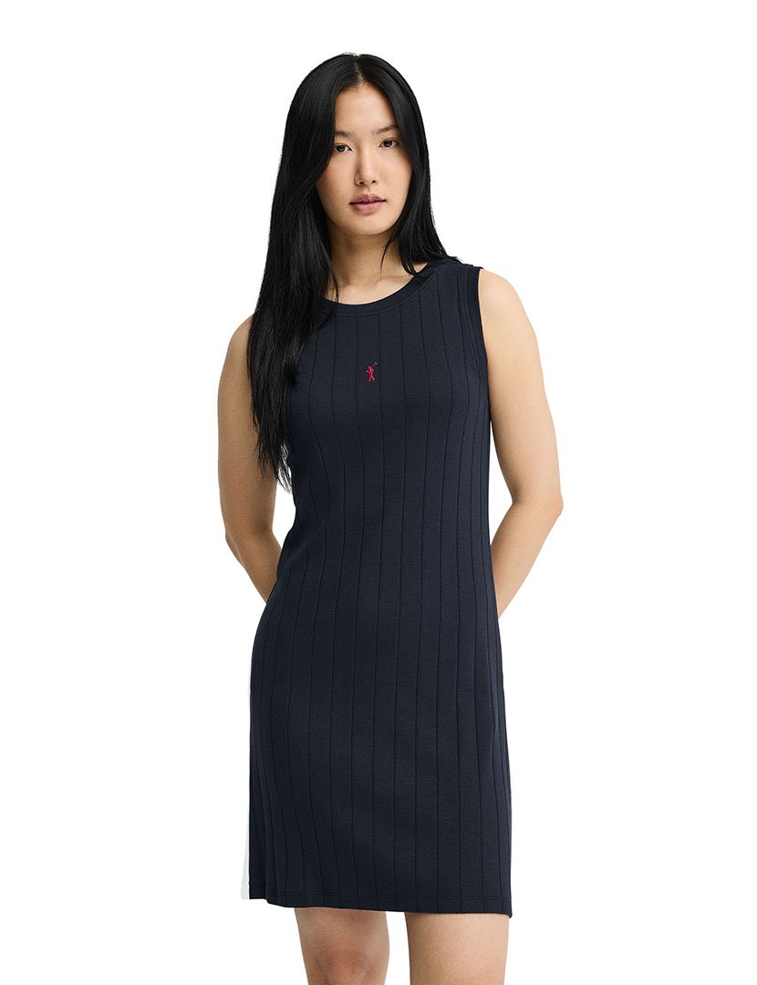 Vestido Curto Slim Fit Azul