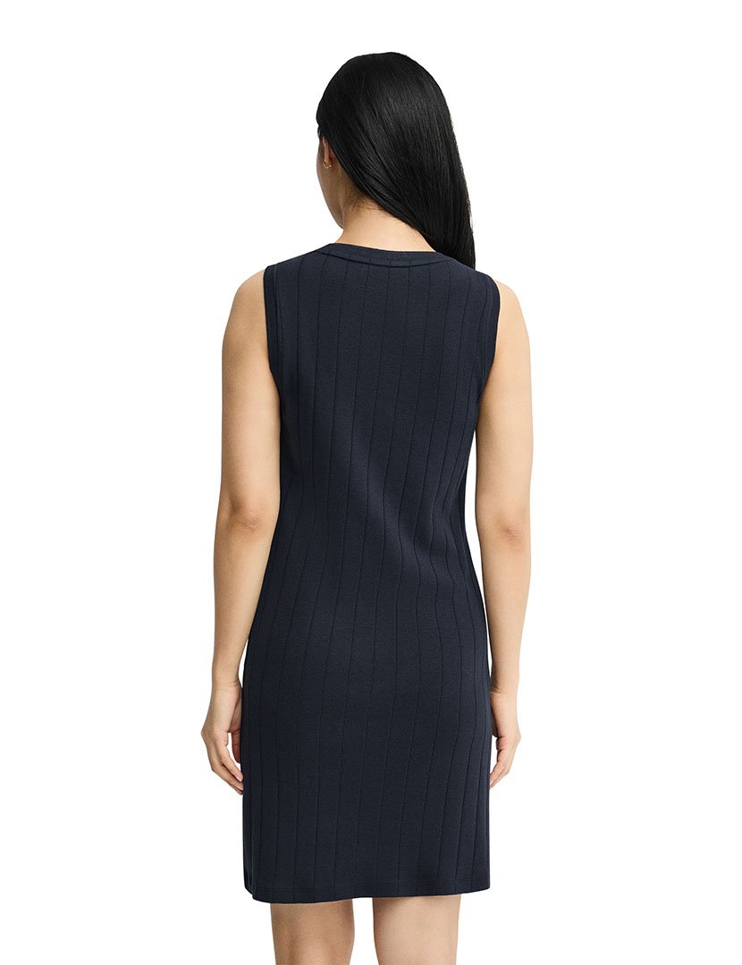 Vestido Curto Slim Fit Azul