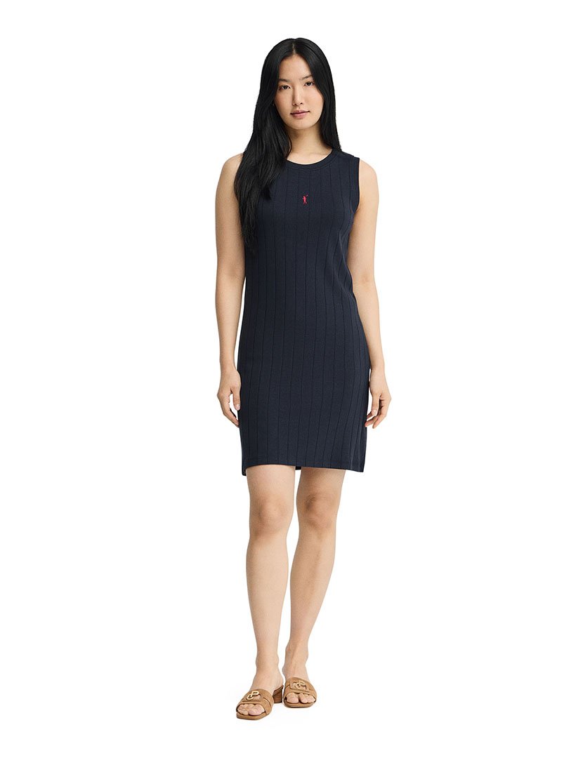 Vestido Curto Slim Fit Azul