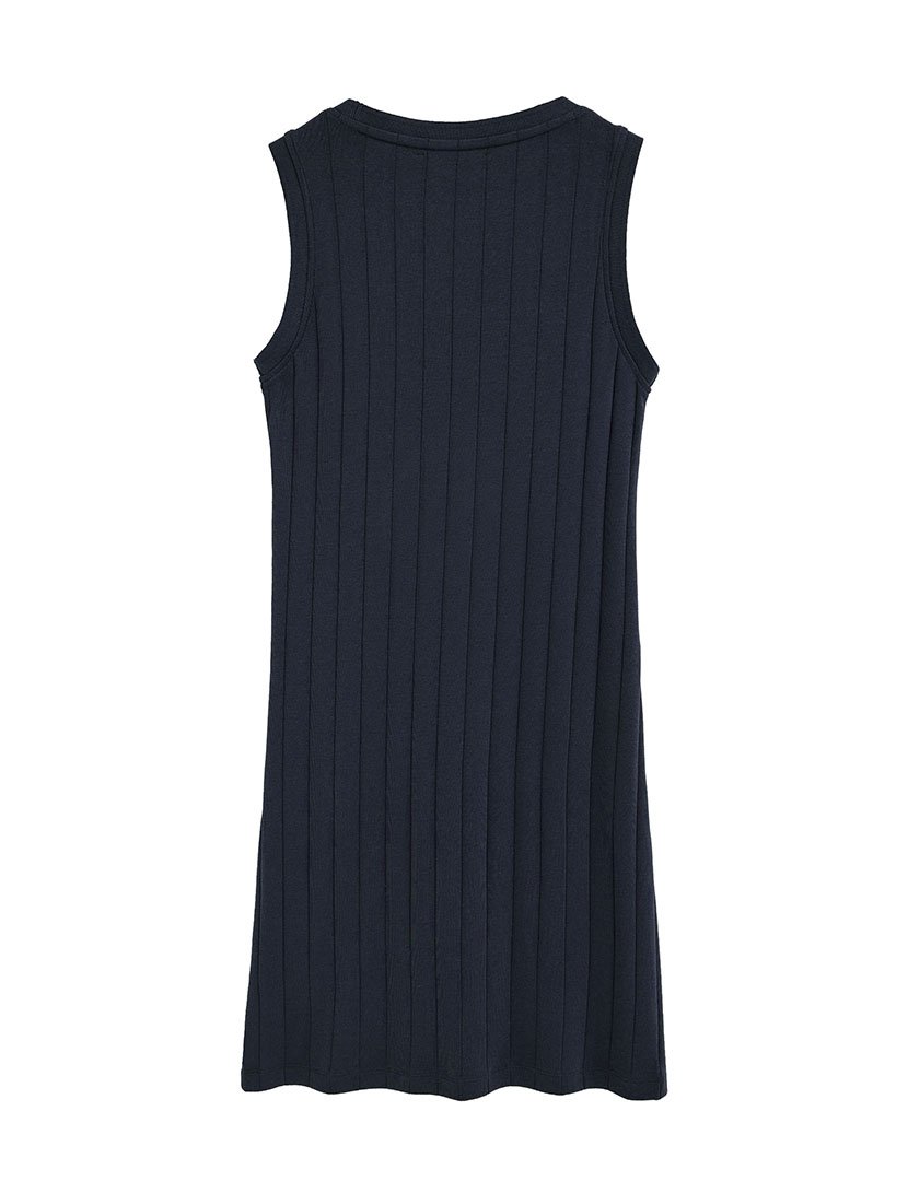 Vestido Curto Slim Fit Azul