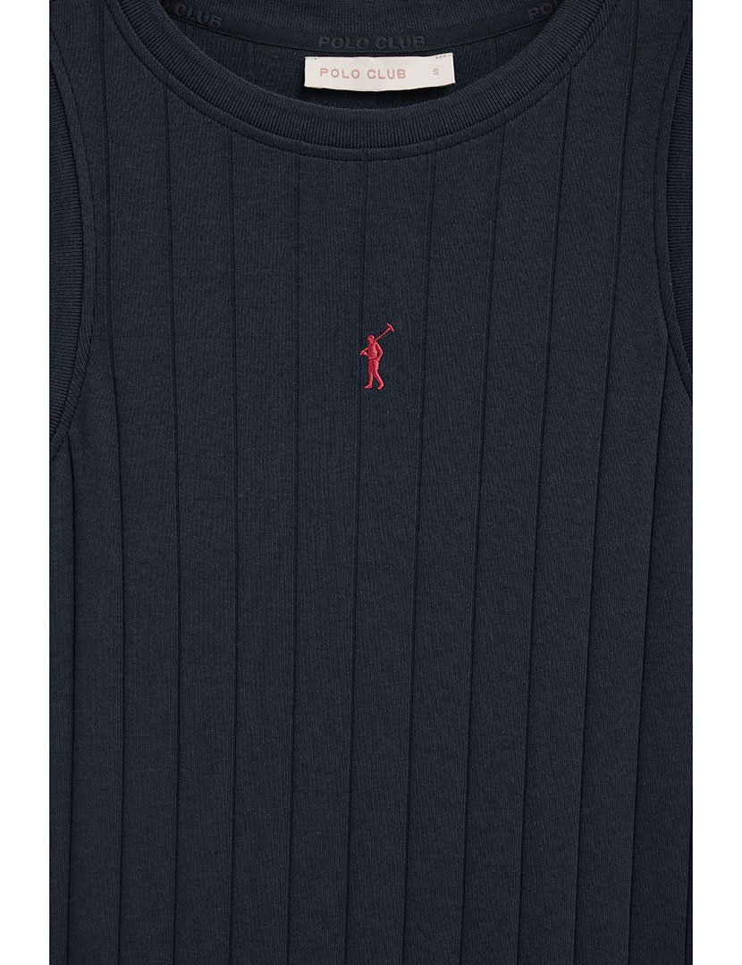 Vestido Curto Slim Fit Azul