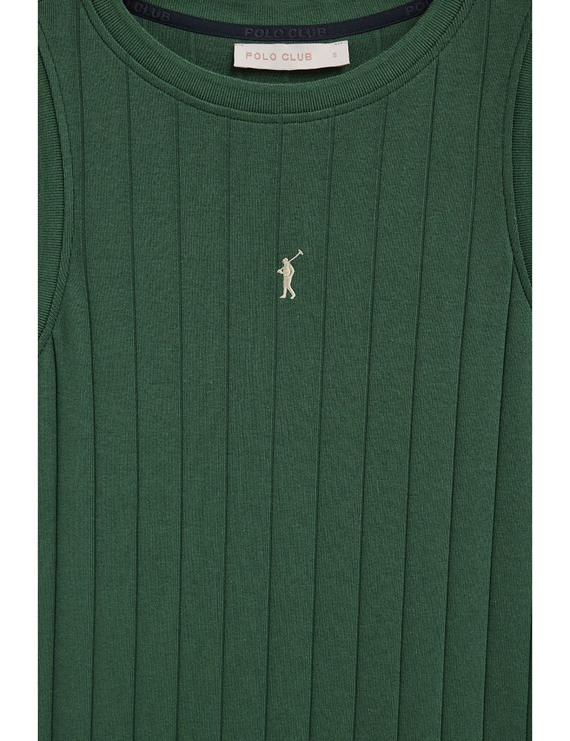 Vestido Curto Slim Fit Verde
