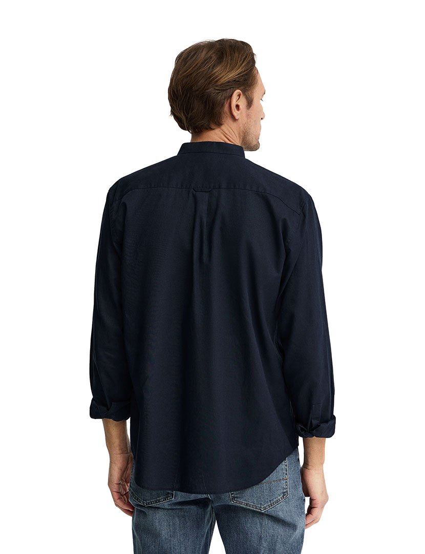 Camisa manga comprida Regular Fit Azul