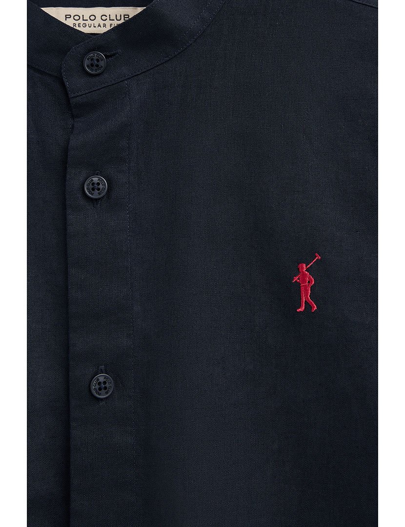 Camisa manga comprida Regular Fit Azul