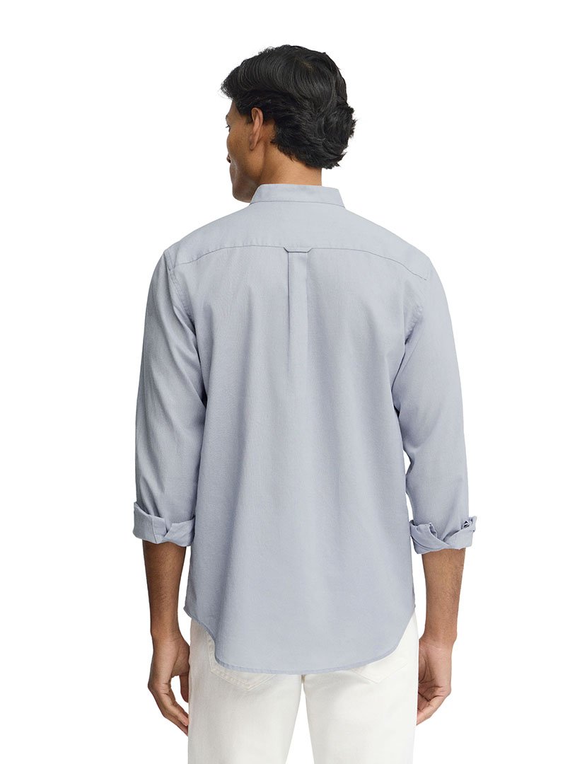 Camisa manga comprida Regular Fit Azul Claro