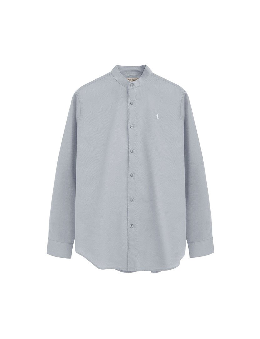 Camisa manga comprida Regular Fit Azul Claro